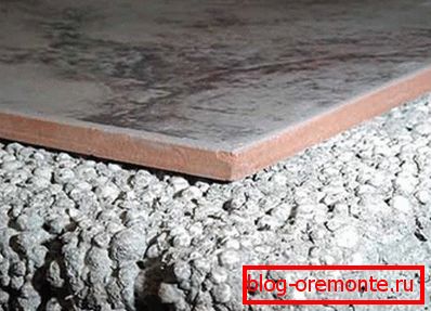 Struktura cementne kaše s ekspandiranom glinom