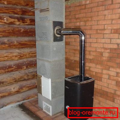 Keramički dimnjak nakon instalacije