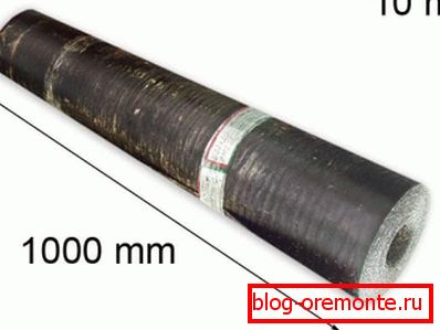 Dimenzije role krovnog materijala u skladu sa zahtjevima GOST 10923-93