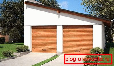 Garaža s lean-to krovom