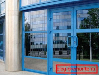 Ugradnja aluminijskih vrata prema GOST-u