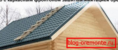 Okvir odrezan obrubom od imitacije drva