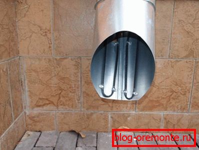 Termocable instaliran na odvodnju