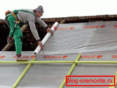 Postavljanje vodonepropusnog filma