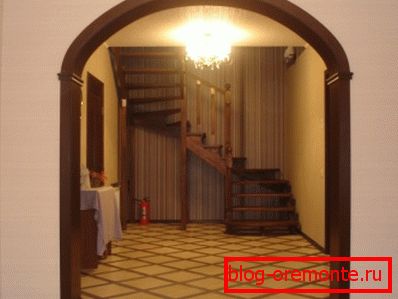 Arch u sobi s niskim stropovima Arch u sobi s niskim stropovima