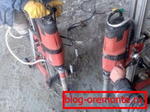 Provedite bušenje u betonu prije brušenja Provedite bušenje u betonu prije brušenja