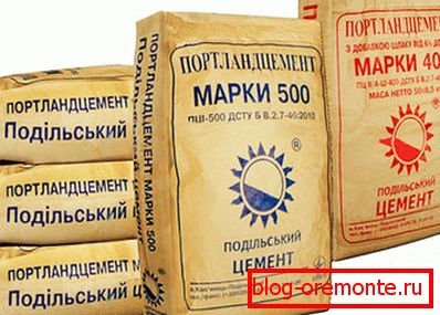 Cement različitih marki