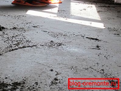 Cement-pijesak estrih