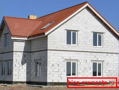 Kuća betoniranog betonskog bloka Kuća betoniranog betonskog bloka
