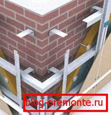 To je struktura ispravno instaliranog fasadnog sustava. To je struktura ispravno instaliranog fasadnog sustava.
