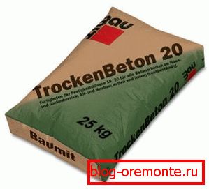 Pakirani suhi beton Pakirani suhi beton