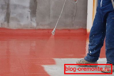 Vodonepropusna podnica tekućom gumom