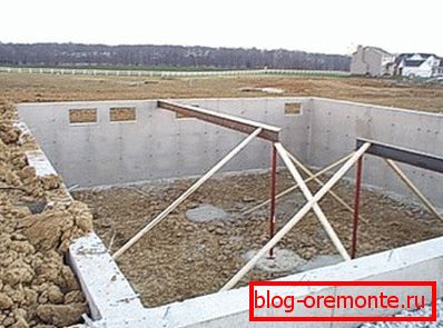 Spremni temelj blokova gaziranih betona