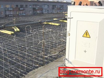 Upotreba žice za grijanje na gradilištu Upotreba žice za grijanje na gradilištu