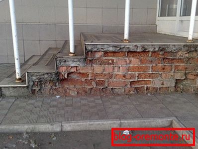 Rezultat kršenja tehnologije okrugli trijem