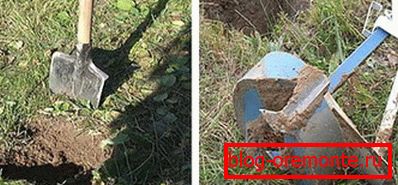 Možete kopati lopatom i možete napraviti utore uz pomoć rupa Možete kopati lopatom i možete napraviti utore uz pomoć rupa