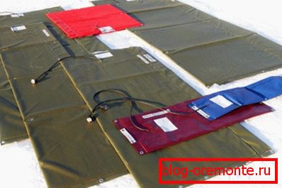 Fotografija prikazuje raspon termomjera za rad s betonskim površinama. Fotografija prikazuje raspon termomjera za rad s betonskim površinama.