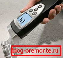 Na fotografiji - proces određivanja razine vlage Na fotografiji - proces određivanja razine vlage