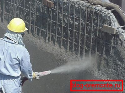 Nanosivanje betona na vertikalnoj ravnini Nanosivanje betona na vertikalnoj ravnini