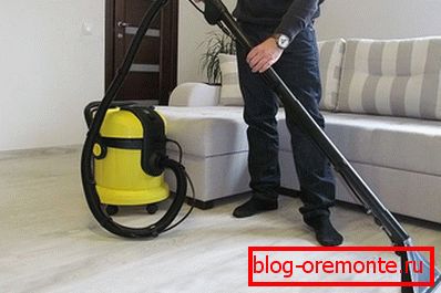 Nemojte spremati na usisivač za laminat