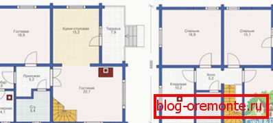 Detaljni kućni plan 9x10 Detaljni kućni plan 9x10