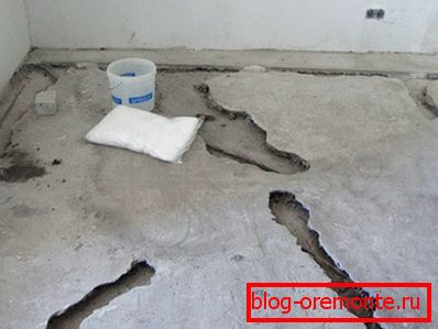 Oštećena estriha