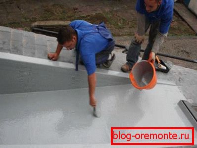 Upotreba vodonepropusnih vodova na vodoravnim površinama Upotreba vodonepropusnih vodova na vodoravnim površinama