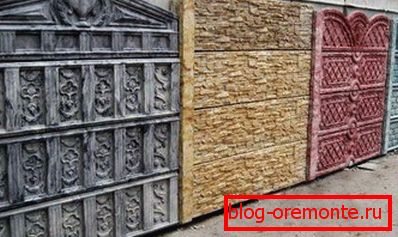 Različite izvedbe izvedbe betonskih profila za ograde Različite izvedbe izvedbe betonskih profila za ograde