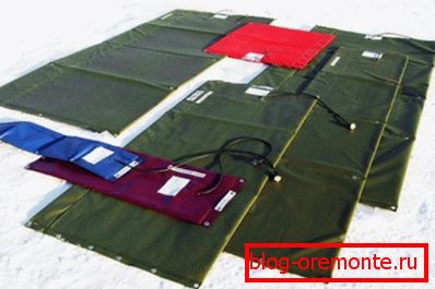 Razne vrste električnih prostirki za izradu toplog oplate Razne vrste električnih prostirki za izradu toplog oplate