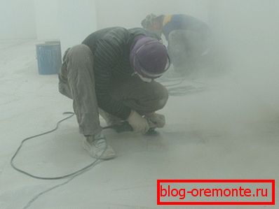 Brišući betonski pod vlastitim rukama kod kuće Brišući betonski pod vlastitim rukama kod kuće