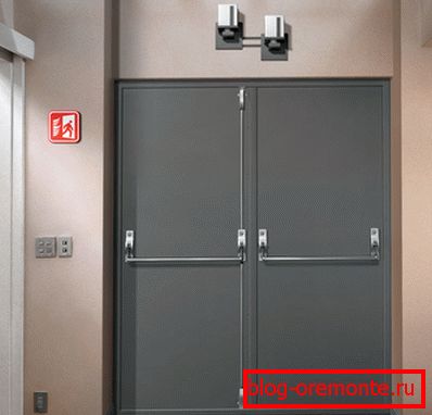SNiP: protupožarna vrata SNiP: protupožarna vrata