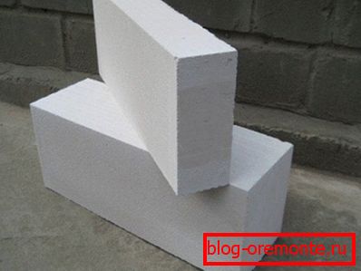 Građevni blokovi laganog poroznog betona.