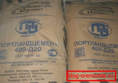 Pakiranje cementa Pakiranje cementa