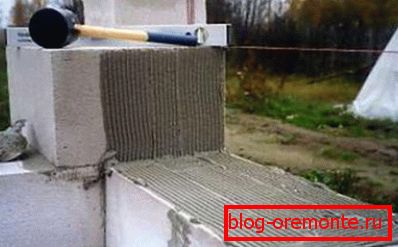 Polaganje blokova pjene Polaganje blokova pjene