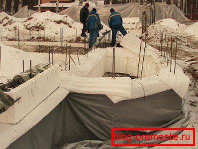 Zagrijavanje svježe utemeljenog podruma Zagrijavanje svježe utemeljenog podruma