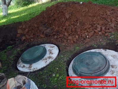 Izgled gotovog septičkog spremnika. Izgled gotovog septičkog spremnika.