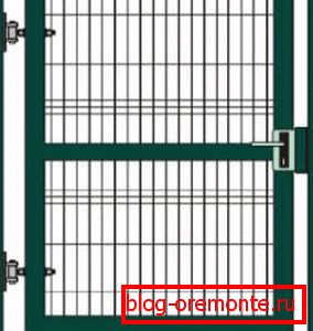 Vrata vrata rešetke s mortise zaključavanjem wicket lock