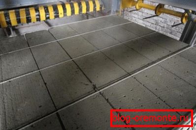 Sušenje aestetskih betonskih blokova Sušenje aestetskih betonskih blokova