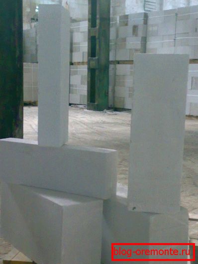 Autoclavirani stanični beton u obliku građevnih blokova Autoclavirani stanični beton u obliku građevnih blokova